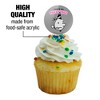 This is My Party Face Cupcake Picks Toppers Decoration Set of 6 - 3 of 4
