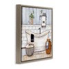 Stupell Industries Bathroom Farmhouse Style Tub, 18" x 18" - 3 of 4