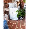 AuldHome Design Black and White Farmhouse Porch Signs, 2pc Set; Rustic Wall Decor - 2 of 4