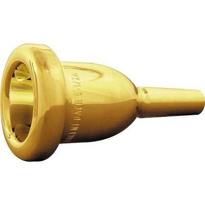 Bach Mega Tone Small Shank Trombone Mouthpiece in Gold