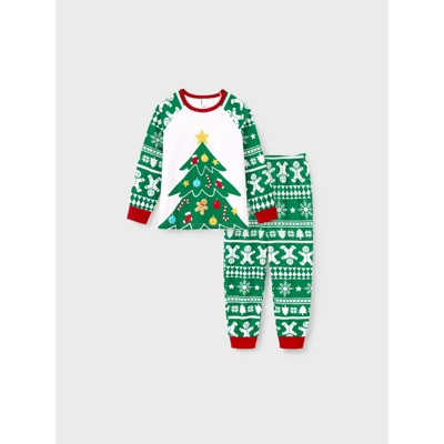 PATPAT Family Christmas Pjs Matching Sets Holiday Jammies Sleepwear Christmas Pajamas for Family Xmas Outfits with Socks