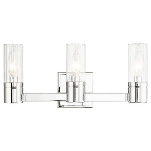 Livex Lighting Midtown 3 - Light Vanity in  Polished Chrome - 1 of 4