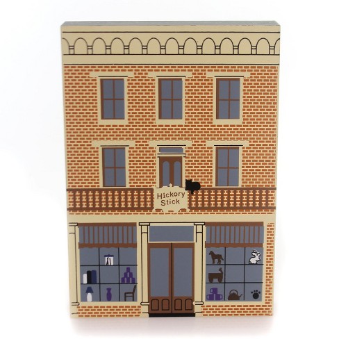 Cats Meow Village 5.0 Inch Hickory Stick 1996 Mark Twain Series Retired