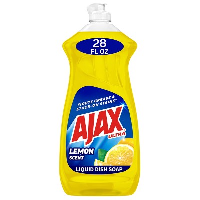 Ajax Lemon Ultra Super Degreaser Liquid Dish Soap - 28 fl oz
