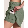 RBX Active Women's Tennis Golf Skirt with Built-In Shorts and Snap Button Waistband - 2 of 4