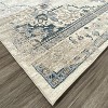 Luxe Weavers Distressed Floral Medallion Indoor Cream 8x10 Area Rug - 3 of 4
