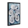 Stupell Industries Five Oyster Shells Black Framed Floater Canvas Wall Art - 3 of 4