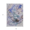 Beige Blue And Taupe Abstract Washable Indoor Outdoor Area Rug - 3 of 4