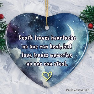 Love Leaves Memory Christmas Ornament, Healing Memorial Gift| OrnamentallyYou - 1 of 4
