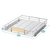 LOVMOR Pull Out Cabinet Organizer with Wooden Handle, 19?" W x 21?"Heavy Duty Cabinet Drawers Shelves Slide Out Organizer - 3 of 4