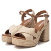 Refresh Shoes Women's Heeled Jute Platform Sandals - 4 of 4