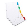 5ct Letter Index Dividers - Up & Up™ : Target