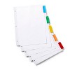 5ct Letter Index Dividers - up & up™ - image 3 of 3