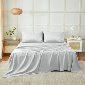 4 Piece Sheet Set Ultra Soft, Easy Care Hotel Collection Sheet 16 Inches Deep Pocket Sheets - Cotton Passion - 1 of 4