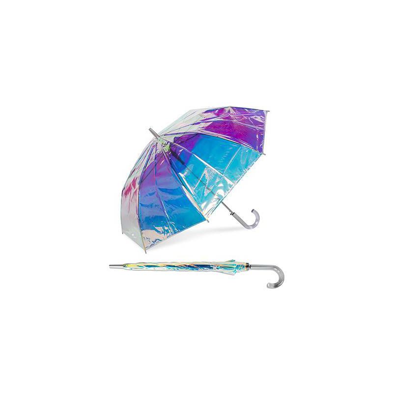 ShedRain Iridescent Stick Bubble Umbrella, 2 of 6