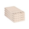 Olive and Linen Ribbed Loom Terry Hand Towel Bundle - 2 of 4