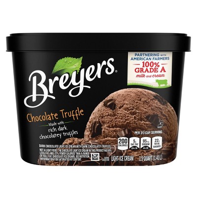 Breyers Chocolate Truffle Ice Cream - 48oz