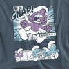 Smurfs Manga  Watch For Biting Smurf Adult T-Shirt Slate - 2 of 4