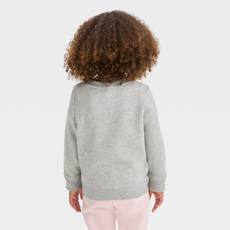 Toddler Girls' Fleece Sweatshirt - Cat & Jack™, 3 of 11