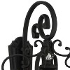 Minka Lavery Vintage Outdoor Wall Light Fixture Coal 3-Light 32 1/4" Clear Textured Glass for Post Exterior Barn Porch Yard Patio - 3 of 3