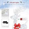 Karl Home 3PCS White Lighted Reindeer Family Christmas Decorations - 3 of 4