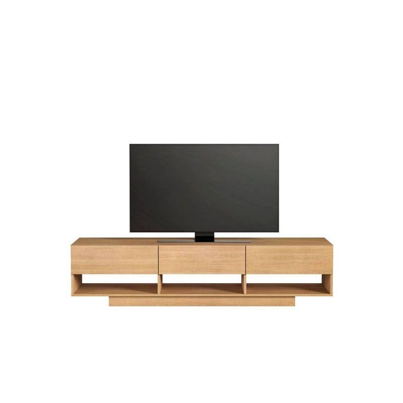 Nexera Rustik TV Stand for TVs up to 80&#34; Golden Maple, 2 of 5