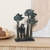 LuxenHome 11.7" LuxenHome Resin Couple Love Windy Tabletop Decor Multicolored - 4 of 4
