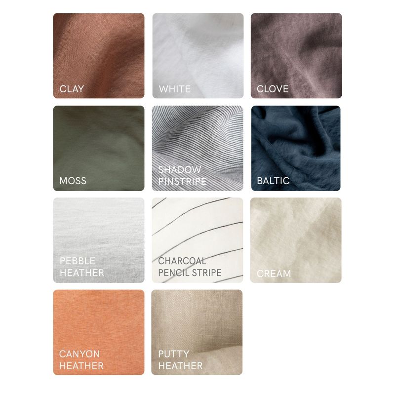 100% French Linen Pillowcase Set | BOKSER HOME., 5 of 6