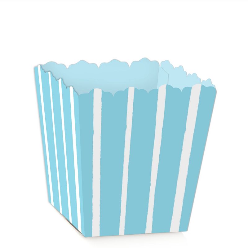 Big Dot of Happiness Blue Stripes - Party Mini Favor Boxes - Simple Party Treat Candy Boxes - Set of 12, 1 of 6
