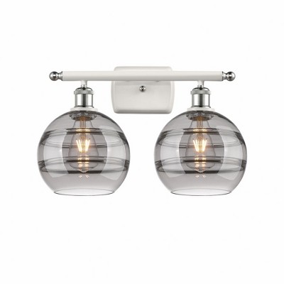 Rochester - 2 Light Bath Vanity In Industrial Style-10.88 Inches Tall and 18 Inches Wide