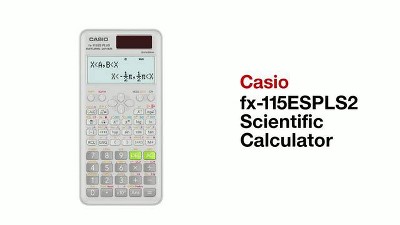  FX-115ESPLUS Casio FX115ESPLUS Scientific Calculator Black  1-Pack 1 : Calculadora Cientifica Casio : Office Products