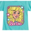Girls' - Barbie - Barbie 70S Face Stars- Girls Fitted Short Sleeve Graphic T-Shirt Fitted Short Sleeve Graphic T-Shirt - 2 of 4