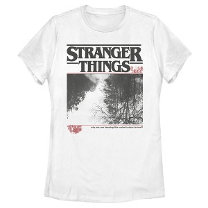 Women's Stranger Things Curiosity Door Locked T-Shirt - 1 of 4