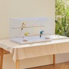 VEVOR 30-inch Flight Bird Cage, Stackable Bird Cage for Small Parrots Canaries Cockatiels Lovebirds Finches Budgies Conures Macaws Pet, White - 2 of 4