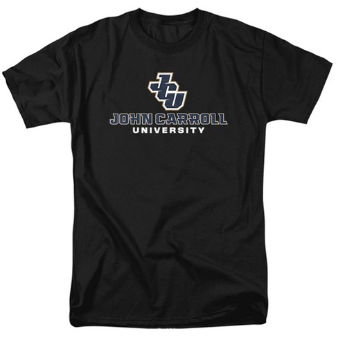 John Carroll University Official Stacked Adult T-shirt, Black, Medium ...