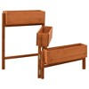 vidaXL Garden Folding Planter Orange 23.6"x5.5"x29.5" Solid Firwood - 2 of 4