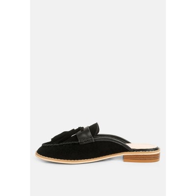 Женские сабо Rag & Co Edmanda Tassle Detail Leather Mules 5 — фото 4