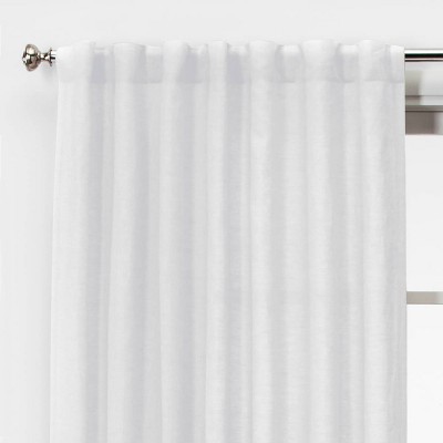 Linen Light Filtering Curtain Panels Threshold Target