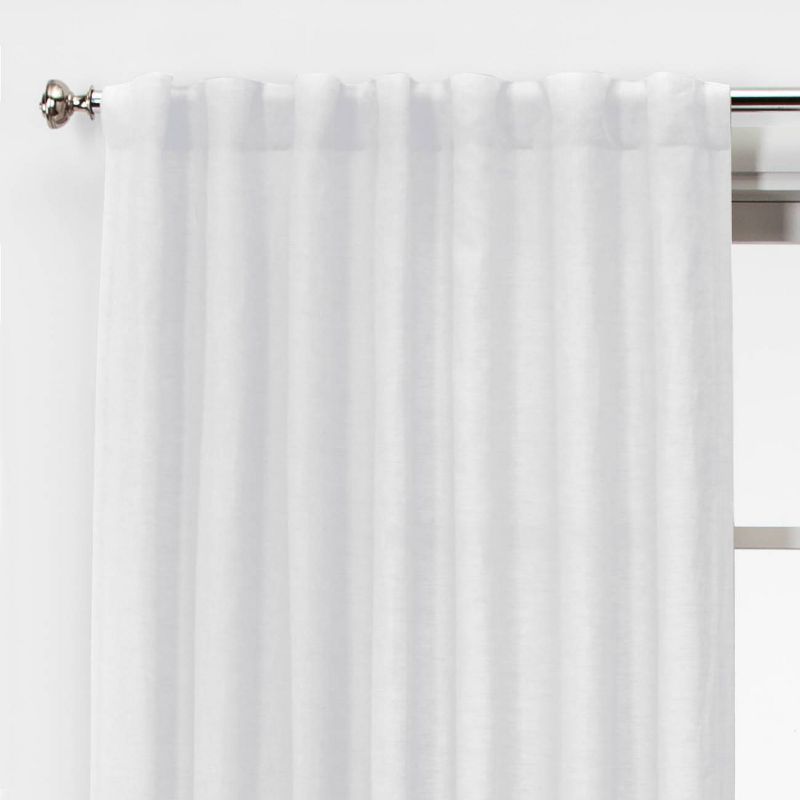 1pc Light Filtering Linen Window Curtain Panel - Threshold™, 3 of 13