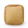 XINGHANZHENXUAN Square Pouf, Soft Ottoman, 250lb Capacity, Ready-to-Use Accent Seat - 4 of 4