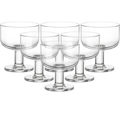 Bormioli Rocco Hosteria 8 oz. Glass Dessert Cup with Feet, 6-Piece