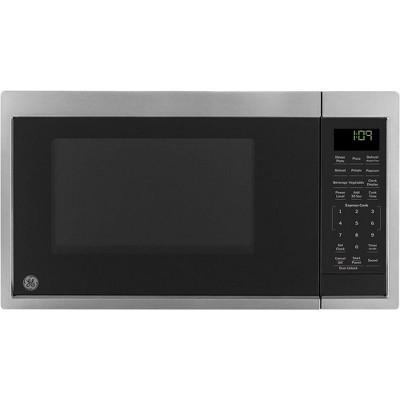 GE Countertop Microwave Oven, 900-watt 0.9 Cu. Ft, Stainless Steel