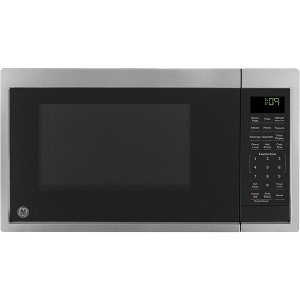 GE Countertop Microwave Oven, 900-watt 0.9 Cu. Ft, Stainless Steel - 1 of 4