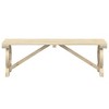 vidaXL Patio Bench 45.3" Solid Wood Fir - 4 of 4