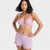 Women's Lace Unlined Balconette Bra - Wild Fable™ - 3 of 4