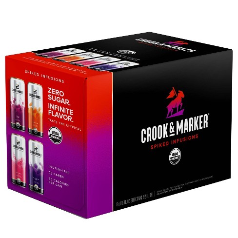 Crook Marker Spiked Sparkling Red Variety Pack 8pk 11 5 Fl Oz Variety Cans Target