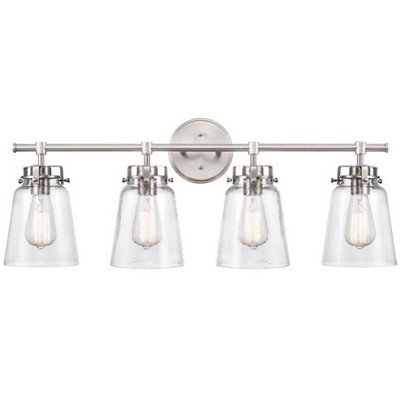 Millennium Lighting Amberose 4 - Light Vanity in  Brushed Nickel