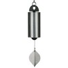 Woodstock Chimes Signature Collection, Heroic Windbell, Medium, 24'' Antique Silver Wind Bell HWMAS - image 3 of 4