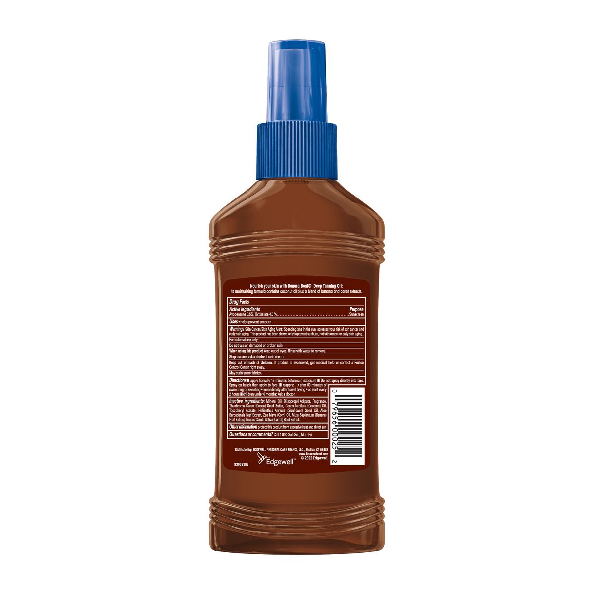 Banana Boat Deep Tanning Oil Sunscreen Pump Spray - SPF 4 - 8oz - thumbnail 2