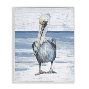 Stupell Industries Rustic Nautical Pelican, 24" x 30" - 1 of 4